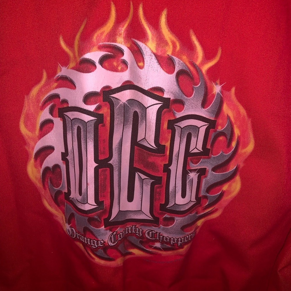 Occ Orange County Choppers Red Button Shirt View 2